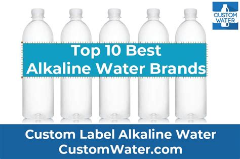 Top 10 Best & Highest pH Alkaline Water Brands • 2024 Guide.